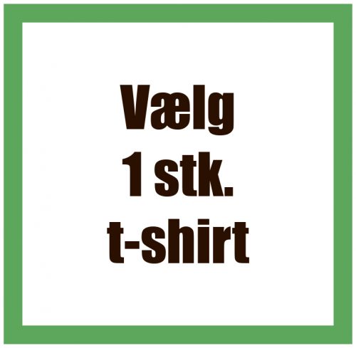 Vælg mellem 3 t-shirts