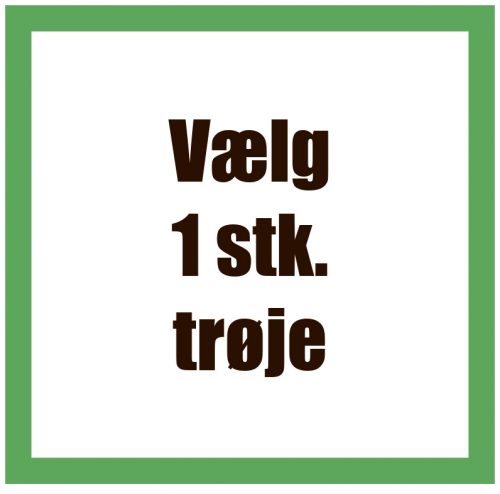 Vælg mellem 3 trøjer