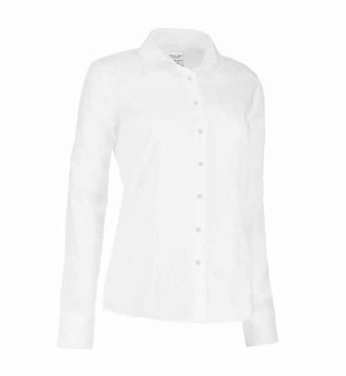 Dame - Fine Twill skjorte L/S. Klik for flere farver. - Image 5