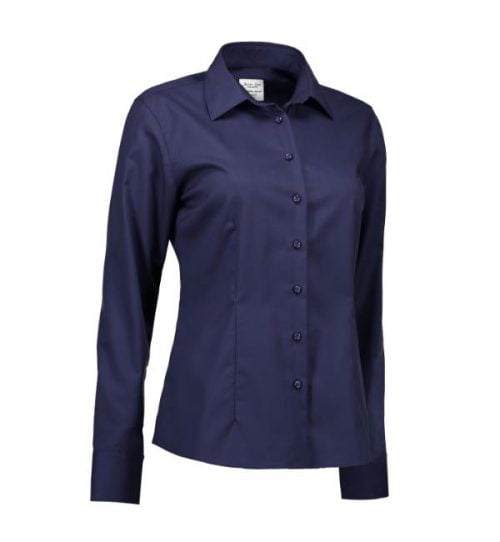 Dame - Fine Twill skjorte L/S. Klik for flere farver. - Image 4