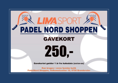 Gavekort - 250,-